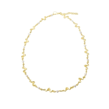 Aqua Dulce - Rhumba Choker Bracelet i forgyldt sterlingsølv